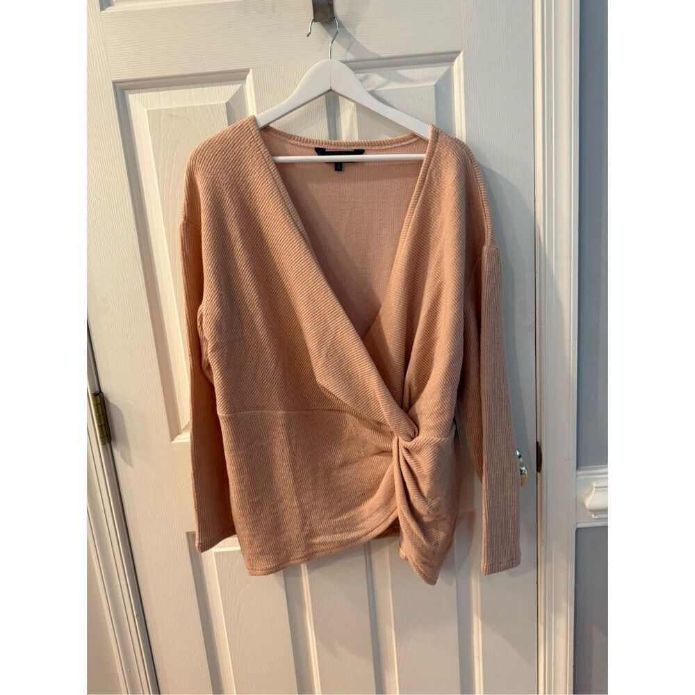 Rachel Rachel Roy Cross Bodice Twist Front Sweater sz 1X NWT